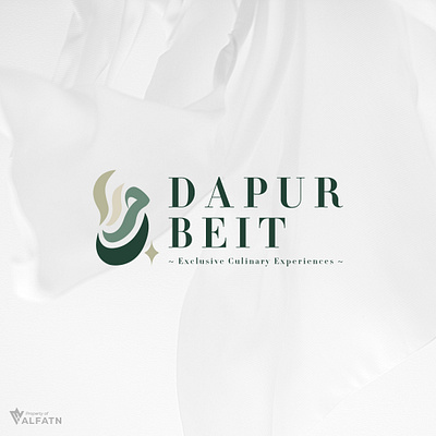 Dapur Beit Logo arabic branding design eastern food graphic design illustration logo