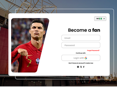 Log in UI 3d animation graphic design logo motion graphics ui web webpage