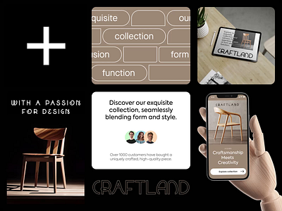 Craftland - Unique E-Commerce Furniture Experience animation