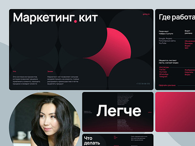 Прентация услуги маркетинг-кит для gobig.kz graphic design