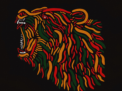 Bear animal bear colorful digital digitalart illustration procreate