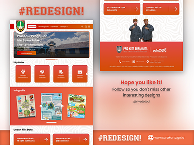 Surakarta.go.id Redesign Web Page! | Full View autolayout branding design government indonesia logo redesign surakarta ui ux web design website