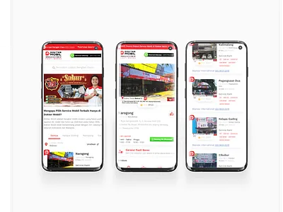 Mobile App Design: Car Workshop nearby design graphic design mobile ui web apps