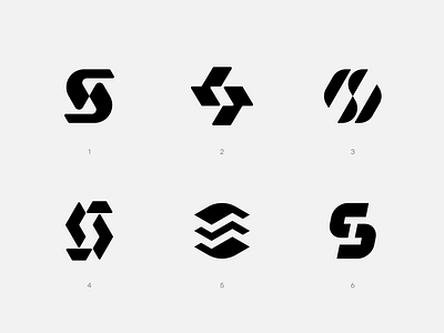 Letter S Logo Concepts // Logos For Sale abstract s logo branding geometric letter s logo logos for sale minimal s minimalist modern modernism rounded logo s s logo si sign smart