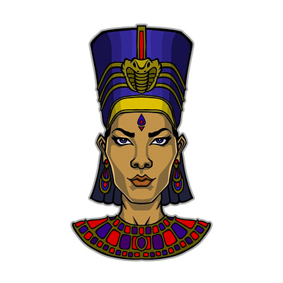 Cleopatra design graphic design illustration