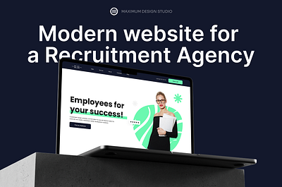 Recruitment Website branding design logo motion graphics recruitment ui ux web design website