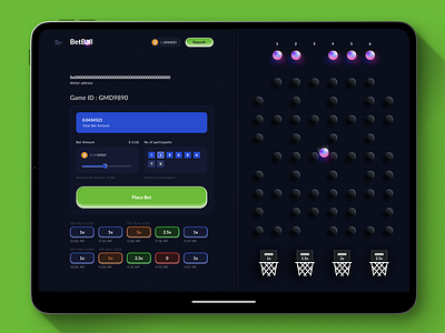 BetBall, Betting Balls bitcoin btc crypto currency design ui ux web3 citadel website