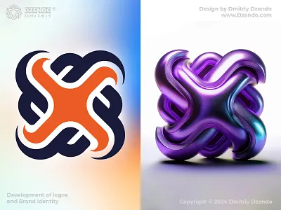 Dynamic abstraction logo 3d logo abstract logo branding buy logo designer logo dynamic logo graphic design logo logotype minimalistic logo rotating logo