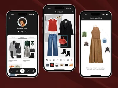 Wardrobe Mobile App: animation app app design app ui design mobile mobile app mobile app design mobile design mobile ui ui ui ux ui ux design ux