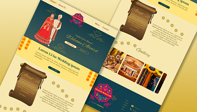 Shaadi Mubarak: Indian Wedding Themed Restaurant food food ui food ux indian restaurant ui indian restaurant website indian wedding restaurant case study theme wedding website wedding theme website wedding ux wedding website weddng ui