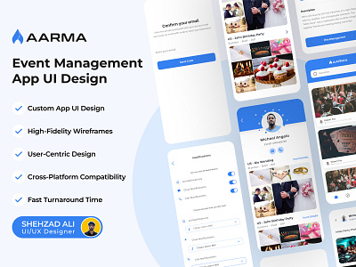 Seamless Event Management UI appdesign branding cleandesign creativedesign designcommunity designinspiration designtrends interfacedesign mobiledesign ppshowcase uidesign uiinspiration