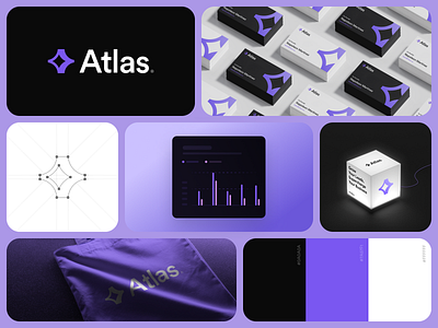 Atlas | Marketing Agency Brand agency assets bento bento grid brand concept brand design branding growth logo los angeles marketing vector