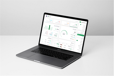 Financial dashboard graphic design logo ui