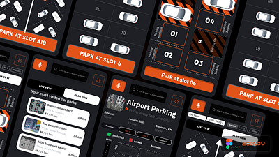 🅿️ Parking APP by econev app branding car design econev evgheniiconev figma graphic design illustration ios lizzardlab logo os parking ui ux vector