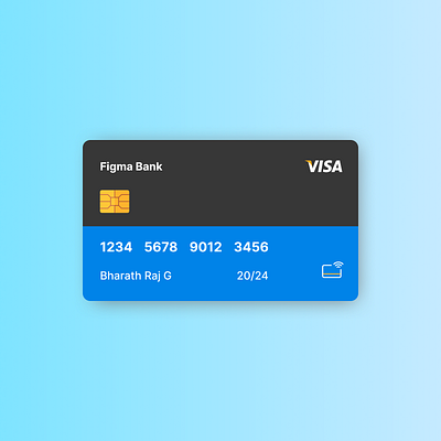 Credit Card Template 3d branding design figma graphic design illustration logo product design ui ux vector