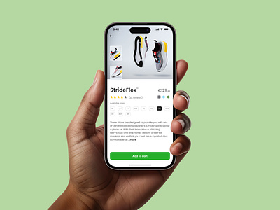 Ecommerce Mobile App Design Concept app branding design ecommerce figma graphic design mobile app mobile app design shoes ui ux uxui design