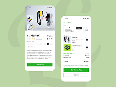Ecommerce Mobile App Design Concept app branding design ecommerce figma graphic design mobile app mobile app design shoes ui ux uxui design