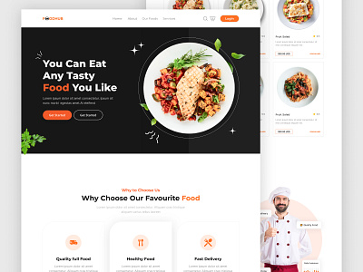 Food Website claasic food restaurant royal website uiux2024