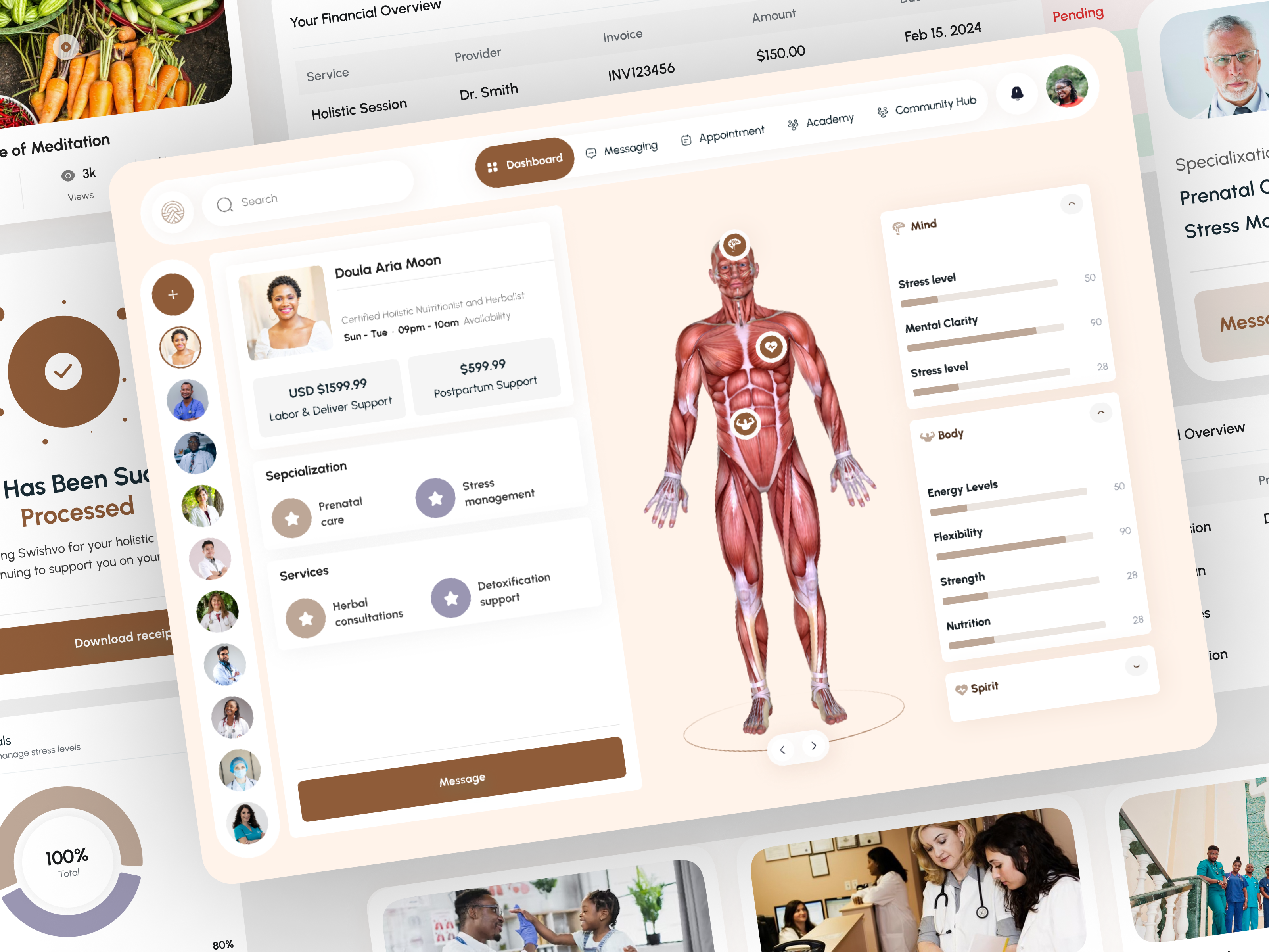 Example of Figma Dashboard Design Concept