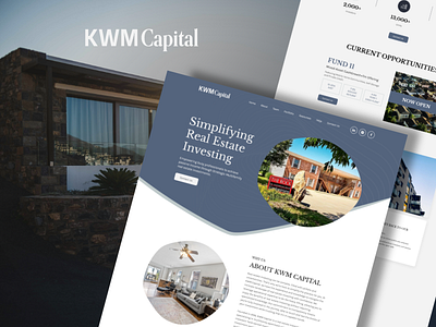 KWM Capital - Real Estate Investment Portfolio Web Design capital design design agency graphic design investment logo motion graphics portfolio real estate ui ux web webdesign website