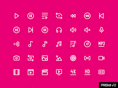 Outline Free UI Icons clean simple design free icon free icons freebie icon set prismi free icon pack