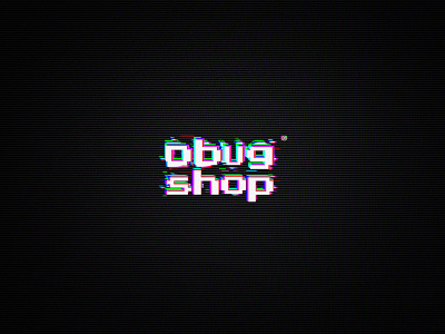 Dbug - Branding black brand free game idea logo logooo online shop studio