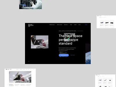 Nano Avionics website update after effects animation configurator design graphic design landing page minimal outer outer studio page typography ui ui design uxui web design web page website