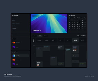 Productivity App Design Concept app app design dashboard figma made in figma ui uiux uiuxdesign ux uxdesign uxuidesign