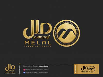 Melal Financial Group band identity baranding logo logo design typography