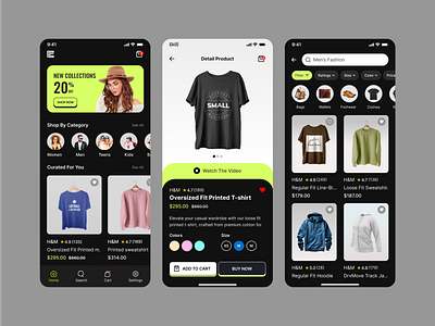 Ecommerce App Design 2024 trends app design fashion app uiux2024