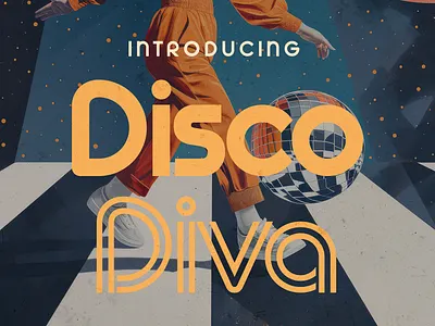 Disco Diva – Groovy Typeface retro letters
