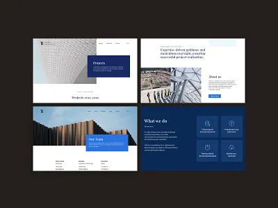 Web design for a construction company construction design development figma layout ui uxui webdesign website