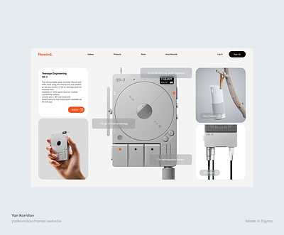 Website Design Concept of Sound Equipment Store design made in figma ui uiux uiuxdesign ux uxui uxuidesign website website design