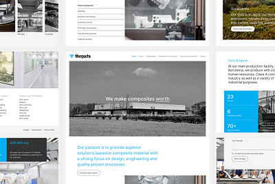 Fiberpachs Website digital design factory industrial web design website