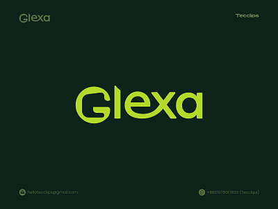 Glexa® Business Logo Design | Minimalist Logo | Agency Logo Mark abstract brand identity branding business logo company branding company logo corporate creative design g graphic design lettermark logo logo design logo mark tecclips tecclips agency unique vector wordmark logo