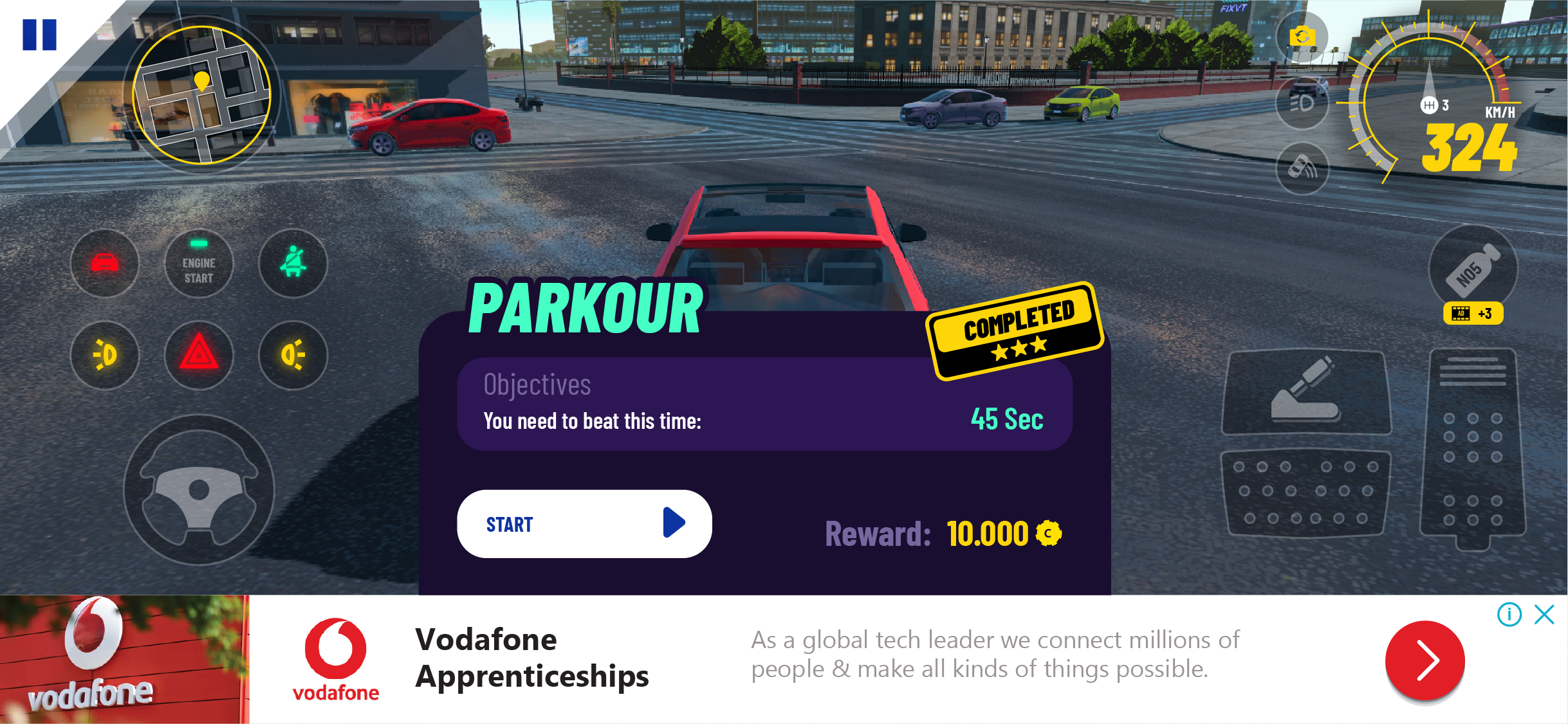 Example of Game User Interface