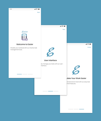 Splash Screens - Task Management design designs figma mobile app mocks screens splash task management ui user interface ux wireframes