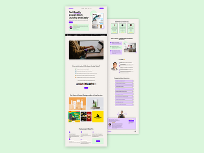 DesignJive Landing Page Design figma landing page wordpress