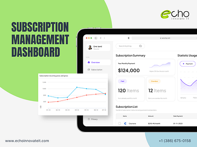 Subscription Management Dashboard: UI/UX Case Study branding graphic design