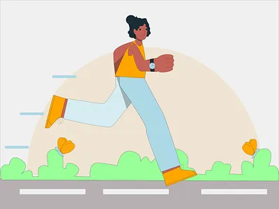 Healthy lifestyle characterdesign communitysupport creativeconcepts dailyexercise gradientdesign healthchallenge healthyhabits livehealthy strongertogether ui