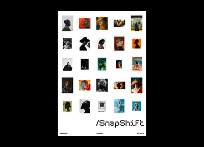 Snapshift - Ai Brand library, Posters ai ai portraits aibranding branding editorial fashion logo designer logomark midjourney snapshift
