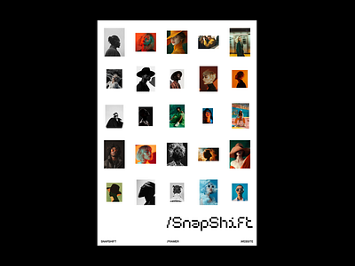 Snapshift - Ai Brand library, Posters ai ai portraits aibranding branding editorial fashion logo designer logomark midjourney snapshift