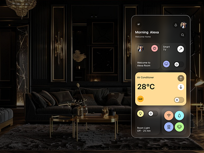 Smart Home - Mobile App graphic design internet of things iot mobile app smart home ui uiux