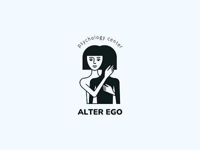 LOGO. Psychology center - Alter ego. animation app design app logo brand brand design brand identity design branding care design graphic design hugs illustration logo logo ideas logofolio logos logotype motion graphics psychology psychology center