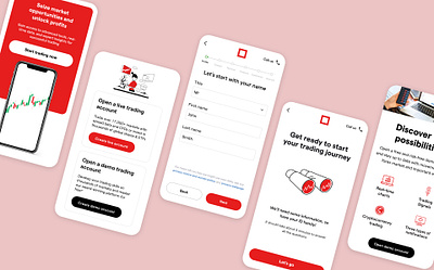Online Trading Platform design mobile design trading ui ui design ux web design website design