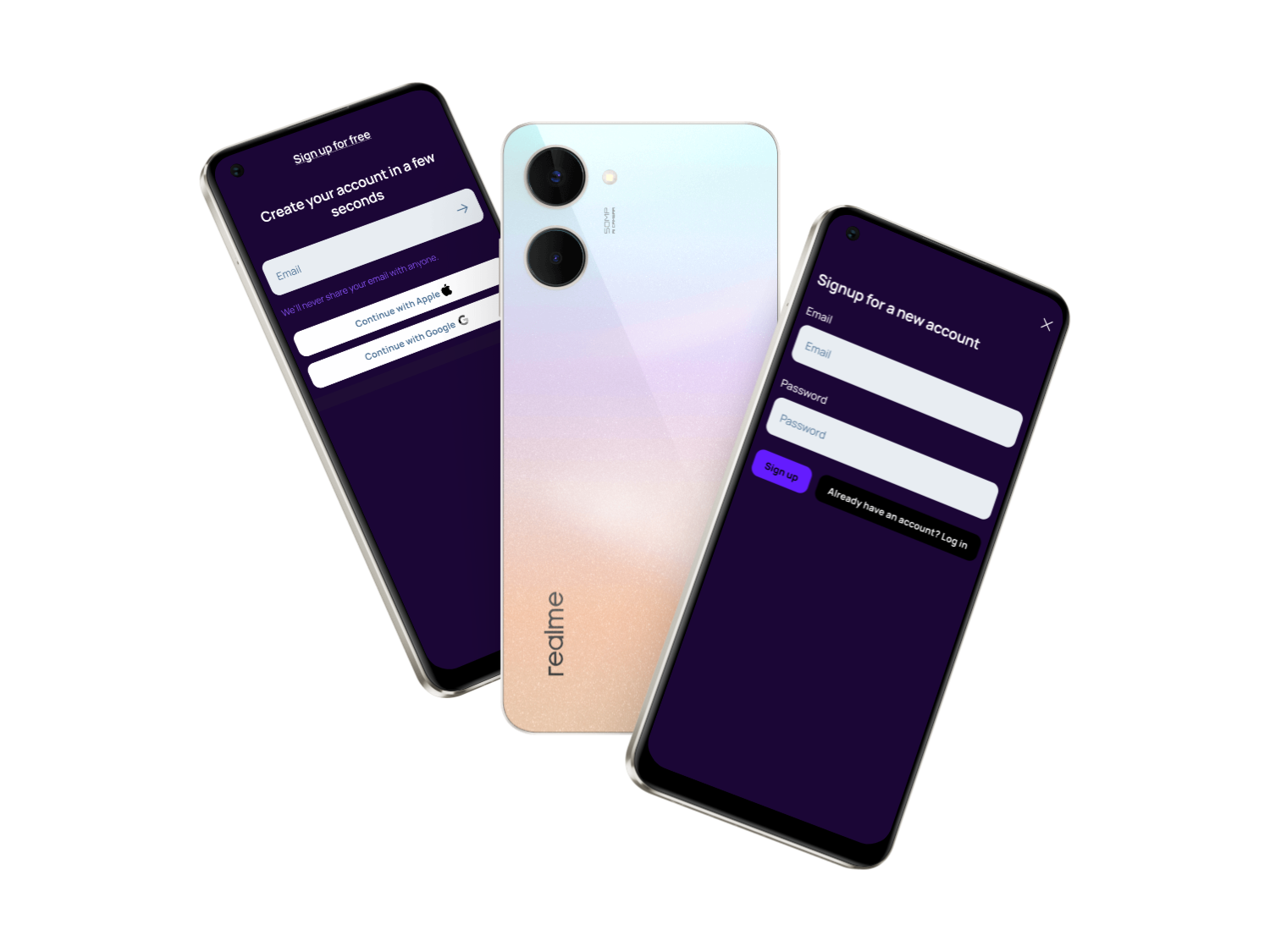 Effortless Enrollment: Mobile Signup Design figma mobile signup