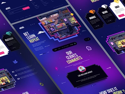 Uncaged-Bet Landing🔥 bet betting casino design game header landing learn nft pixel pixelart social sport trend ui uidesign uiux web web3 website