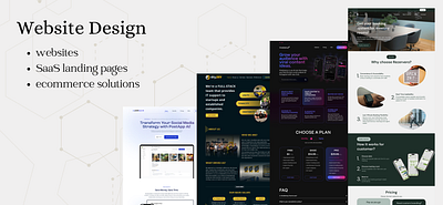 Landing pages for SaaS projects & startups ai website branding portfolio ui ui ux websites design