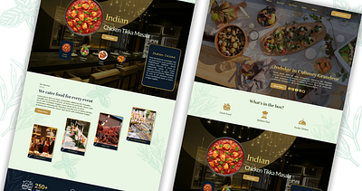 Pratapjee's Catering: Food Catering Website catering catering food website catering ui catering ui ux catering web design catering website food food website design responsive design restaurant website design web desing website design