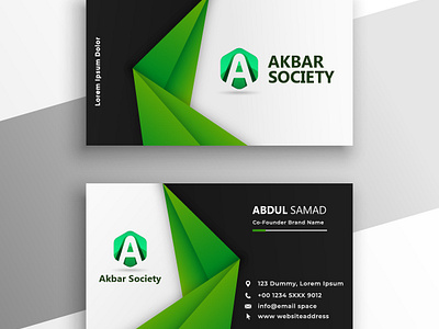 Visiting Card Design businesscard carddesign cardlayout designinspiration visitingcarddesign